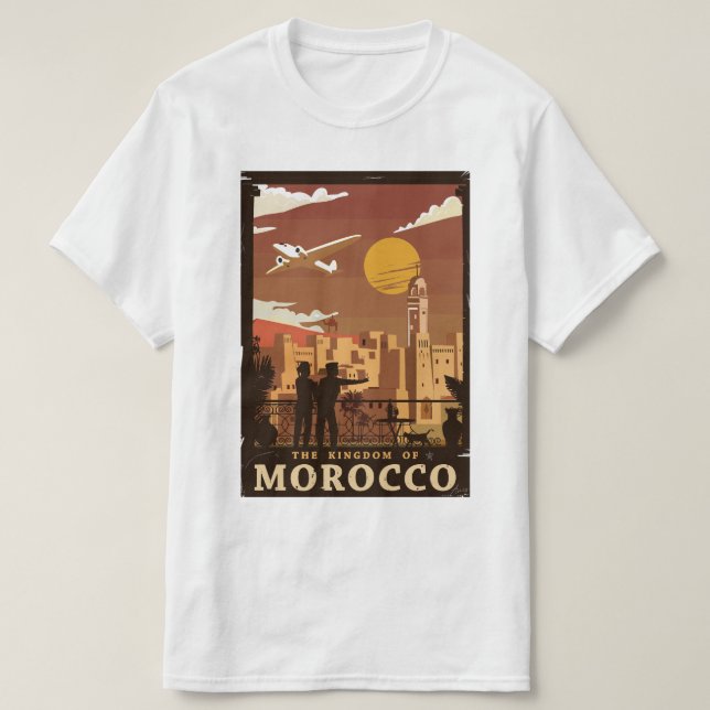 T-shirt Marrakech Le Royaume du Maroc (Design devant)