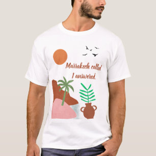 T-Shirt Marrakech m'a appelée j'ai répondu Boho Dé