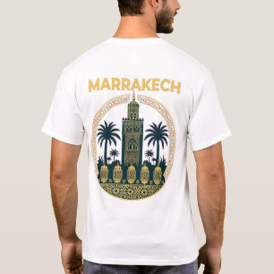 T-shirt Marrakech Maroc – illustration au dos