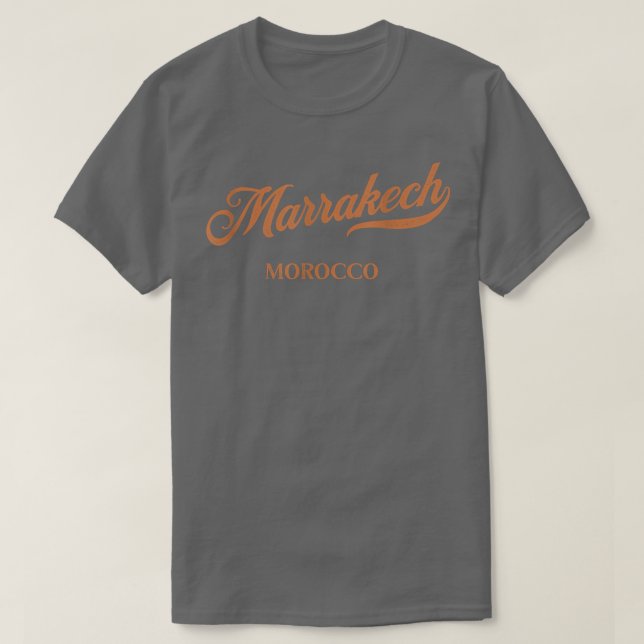 T-shirt Marrakech Vintage Maroc Rétro (Design devant)