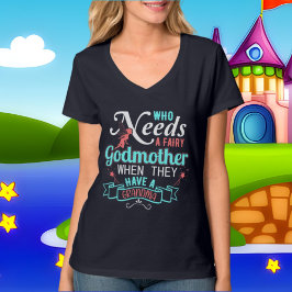 T-shirt marrant Grandma Fairy Gomère mot art