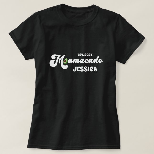 T-shirt marrant mamacado s'attend à ce que maman mère cade (Design devant)
