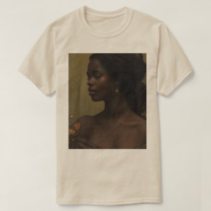 T-shirt Marron Féminin Doux