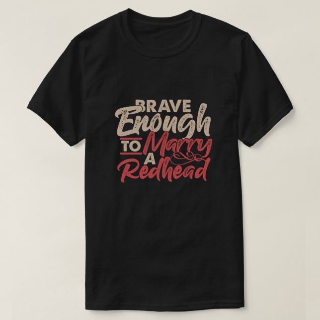 T-shirt Marry Redhead Redheads Mari Femme Gingembre Cadeau (Design devant)
