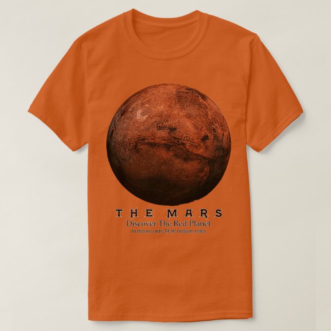 T-shirt Mars (Design devant)