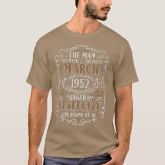 T-shirt Mars 1952 Mythe de l'Homme Légende 70e anniversair