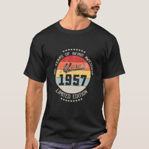 T-shirt Mars 1957 65E Anniversaire 65 Anniversaire Mainten