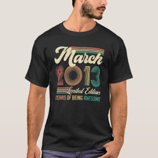 T-shirt Mars 2013 9 Anniversaire