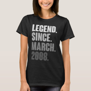 T-shirt Mars Anniversaire 15ème Décoration 15 ans Vintag