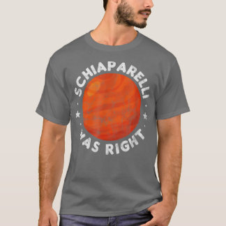 T-shirt Mars Astronomie Science L'exploration spatiale en