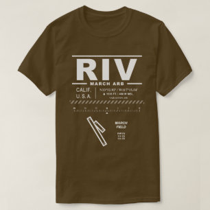 T-shirt Mars Base de la Réserve aérienne ARB Mars Field RI