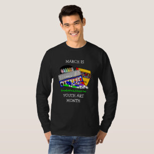 T-shirt Mars est le Mois de l'art jeunesse