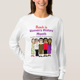 T-shirt Mars est le Mois de l'histoire des femmes