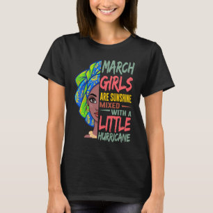 T-shirt Mars Les Filles Sont Brillantes Mélangées Avec Un 