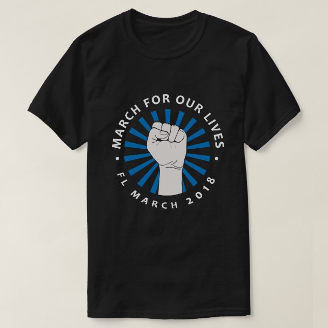 T-shirt Mars pendant nos vies FL la Floride - nous (Design devant)