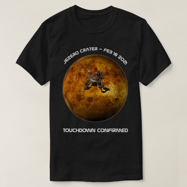 T-shirt Mars Persévérance 2020 Rover Landing, coéquipier (Design devant)