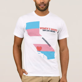 T-shirt Mars SLO - drapeau des femmes de fierté de