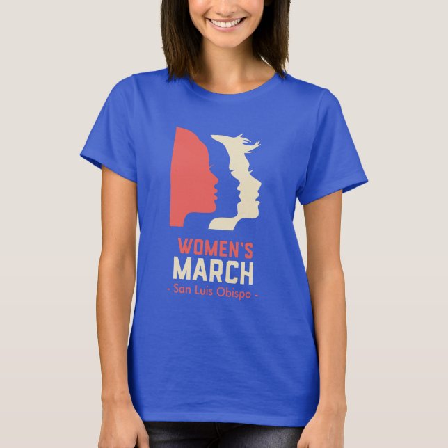 T-shirt Mars SLO - logo national des femmes (Devant)