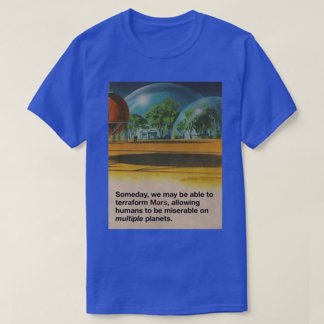 T-shirt Mars Terraforme (Design devant)