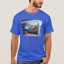 T-shirt Marsaxlokk Bateaux de pêche Malte