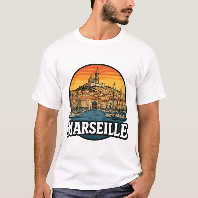 T-SHIRT MARSEILLE (Devant)