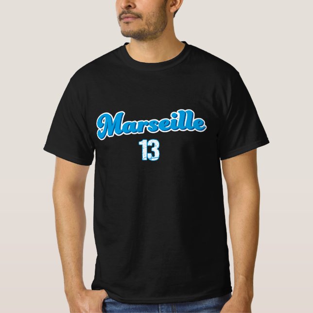 T-shirt Marseille 13 France (Devant)