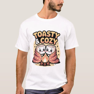T-shirt Marshmallows Toasty Drôle de Camping