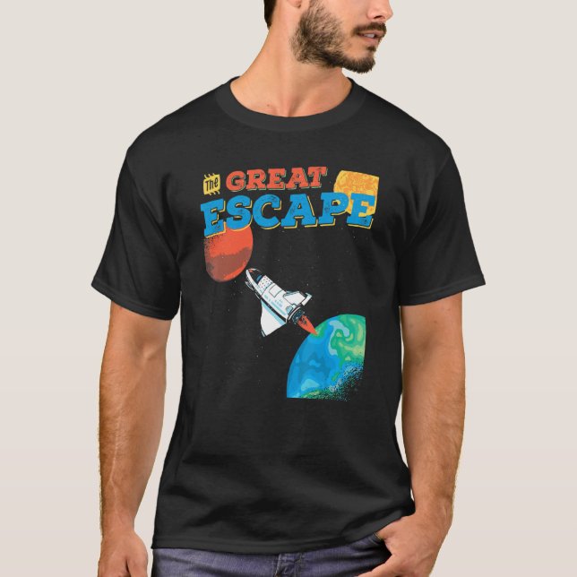 T-shirt Marslandung Mars Rover Robot Space Vehicle Great E (Devant)