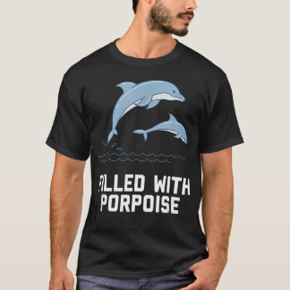 T-shirt Marsouin jeu de mots océan animal humour dauphin d