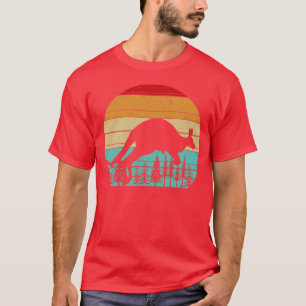 T-shirt Marsupial Australien Outback Retro Animal Kangaroo