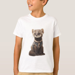 T-shirt Marten Enfants au Gilet Boutonné