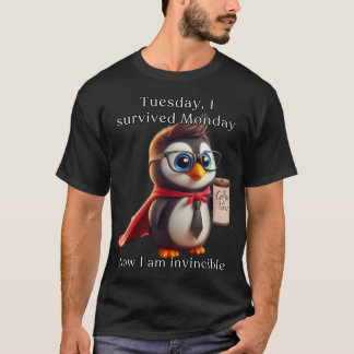 T-shirt Martes, día de un nuevo café para recargar