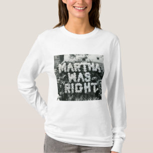 T-shirt Martha avait raison
