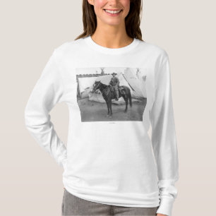 T-shirt Martha "Calamity Jane" jaune canari à cheval