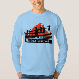 T-shirt Martha's Vineyard Bridge Jump Long Sleeve Tee