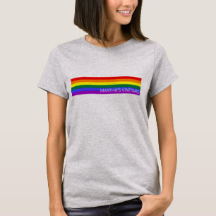 T-shirt Martha's Vineyard Rainbow Tee