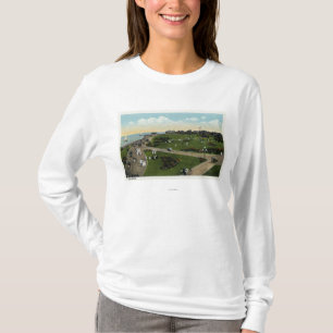 T-shirt Martha's Vineyard, vue aérienne de parc d'océan