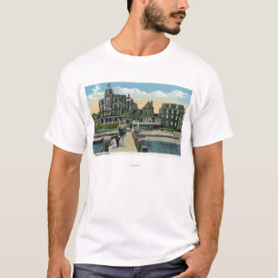 T-shirt Martha's Vineyard, vue de pilier de la Chambre de
