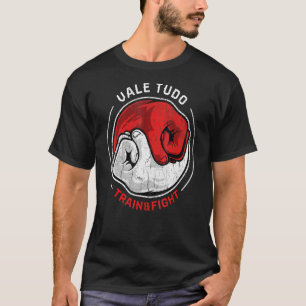 T-shirt Martial Art Vale Tudo Retro Train Fight Yin Yang F