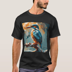 T-shirt Martin-pêcheur Art numérique