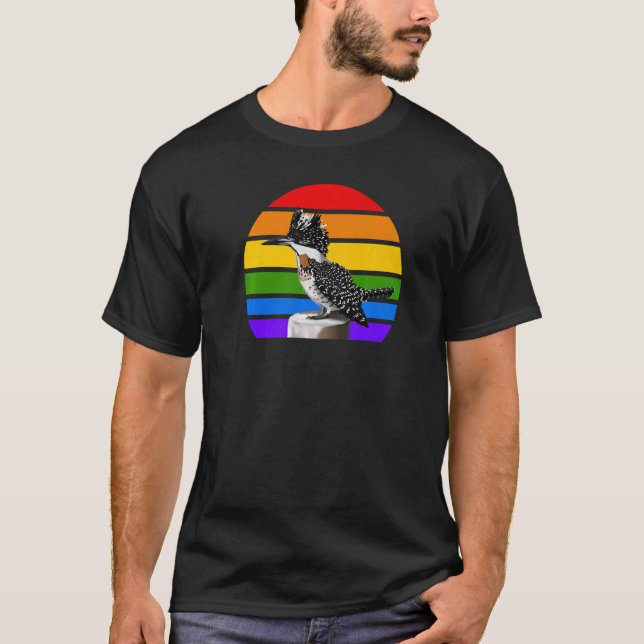 T-shirt Martin-pêcheur d'Amérique Diversité des oiseaux ch (Devant)