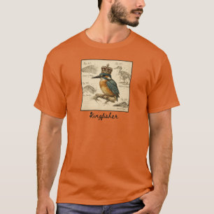 T-shirt Martin-pêcheur Illustration d'anatomie vintage – a