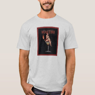 T-shirt Martini chaud rouge