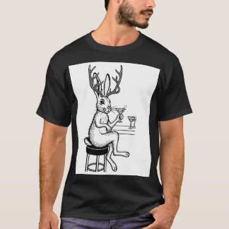 T-shirt Martini Jackalope