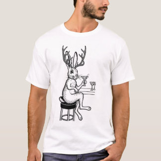 T-shirt Martini Jackalope