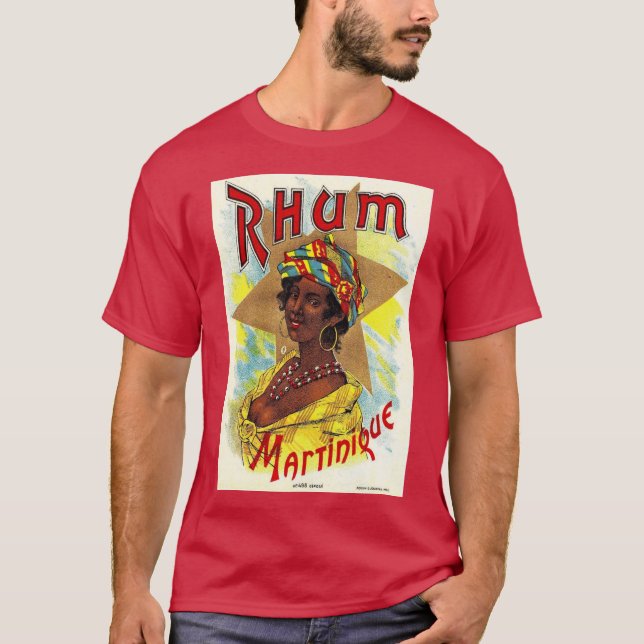 T-SHIRT MARTINIQUE RHUM (Devant)