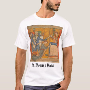 T-shirt Martyre de St Thomas Becket, St Thomas…
