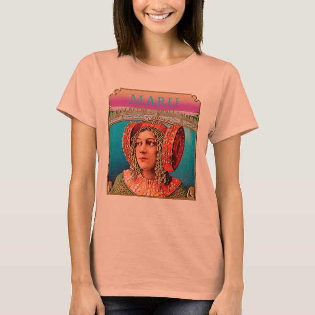 T-shirt Maru Exotic Woman Boho Long manches Tee (Devant)