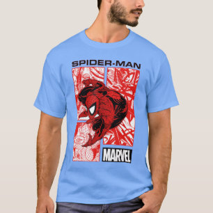 T-shirt Marvel Comicshe Amazing SpiderMan Vintage Rouge Bo