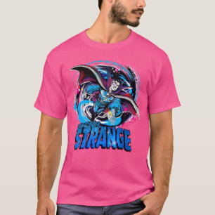T-shirt Marvel Doctor Strange Classic Retro Magic Warp Log